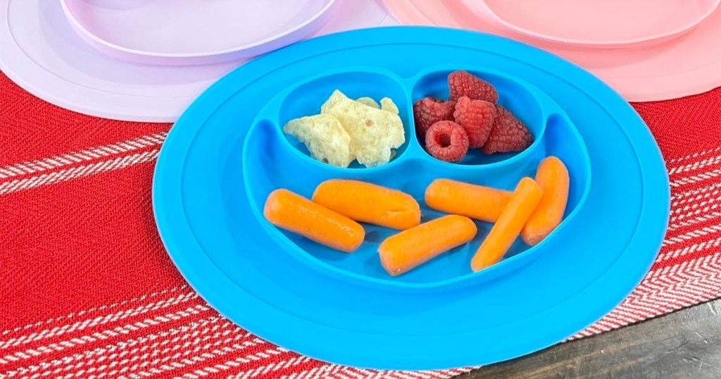 No More Spills Silicone Baby Plate