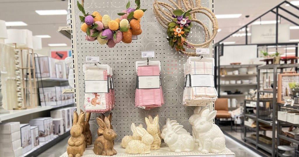 target easter decor on display in store