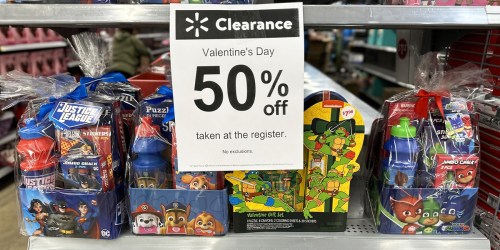 50% Off Walmart Valentine’s Day Clearance | Gift Sets, Cookie Cutters, Toys & More from 64¢