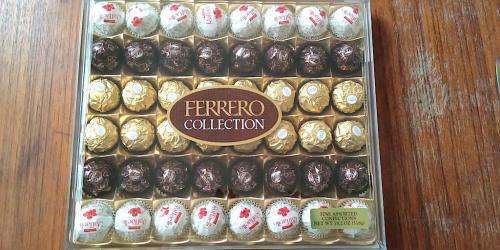 Ferrero Rocher Hazelnut Milk Chocolate Gift Box 48-Count Just $14 on Amazon