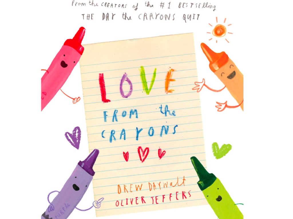 love from us crayons board book