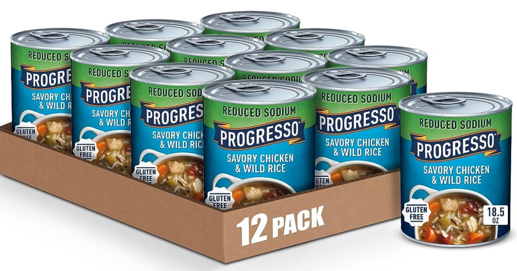 12 pack of progresso chicken wild rice soup