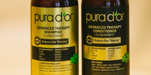 Pura D’or 24oz Shampoo & Conditioner 2-Pack Only $28.99 Shipped on Costco.com