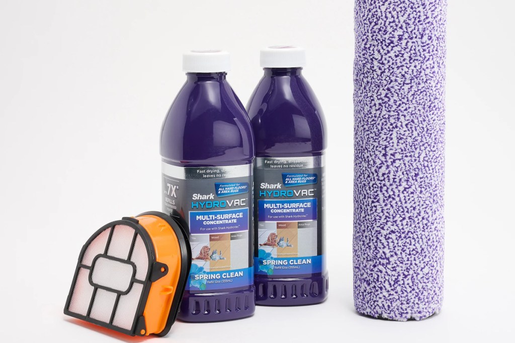 shark hydrovac filter, cleaner and brushroll