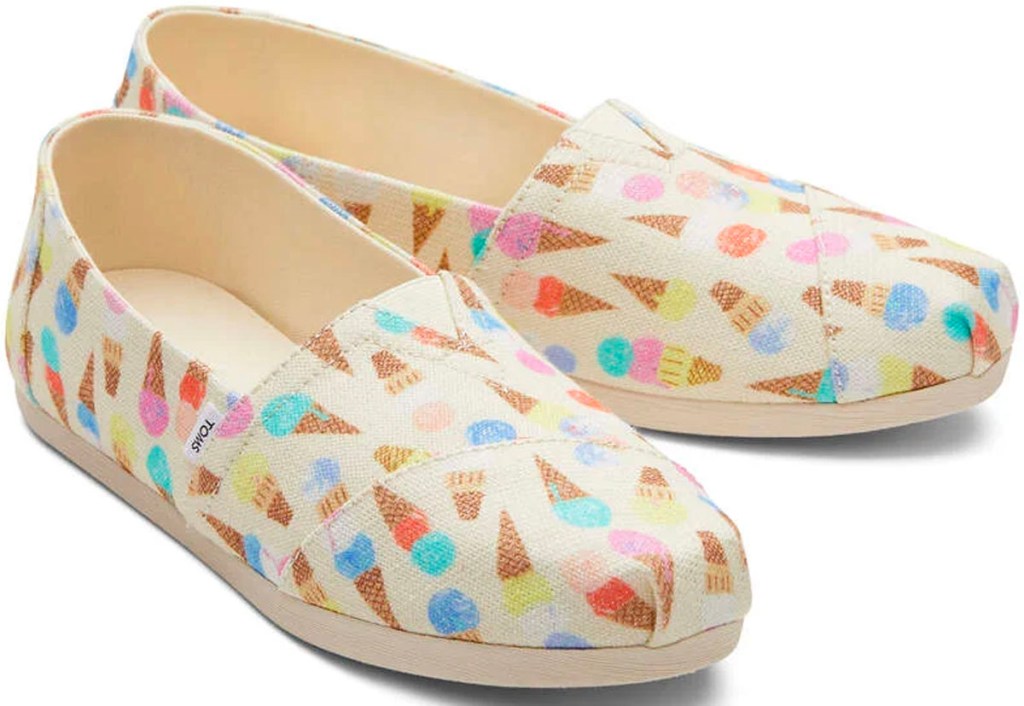 toms ice cream shoes womens