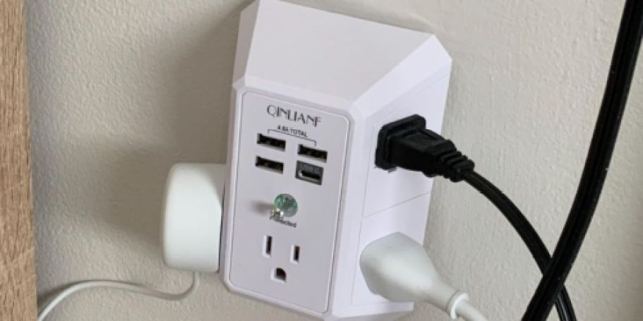 Wall Outlet Extender & Surge Protector Just $9.98 Shipped for Amazon Prime Members