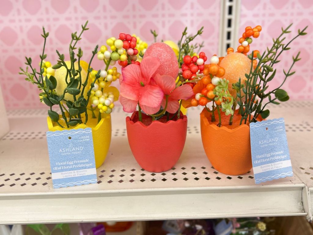 Ashland Floral Egg Planters