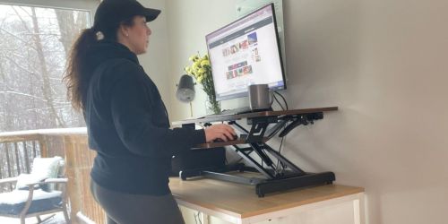 Standing Desk Converter from $125.79 Shipped on Amazon | Easily Adjusts from Sitting to Standing