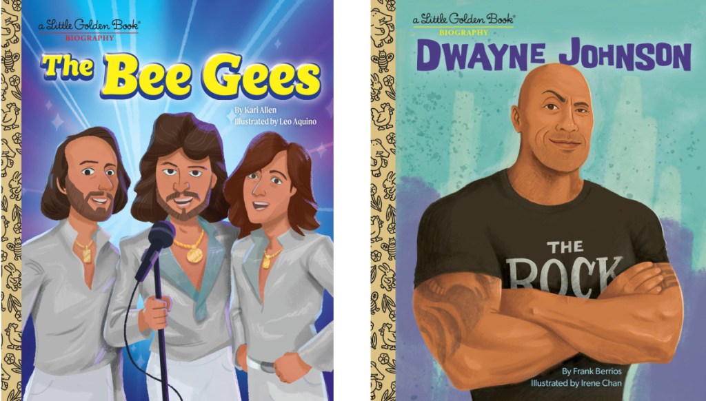 Little Golden Book The Bee Gees & Dwayne Johnson