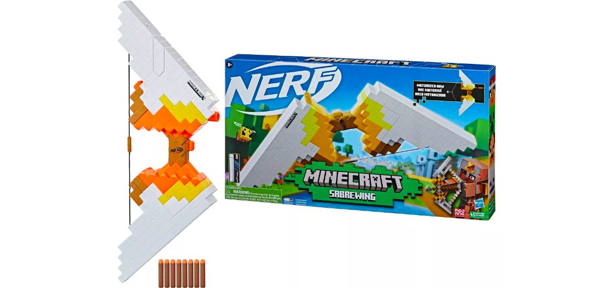 Nerf minecraft sabre wing bow