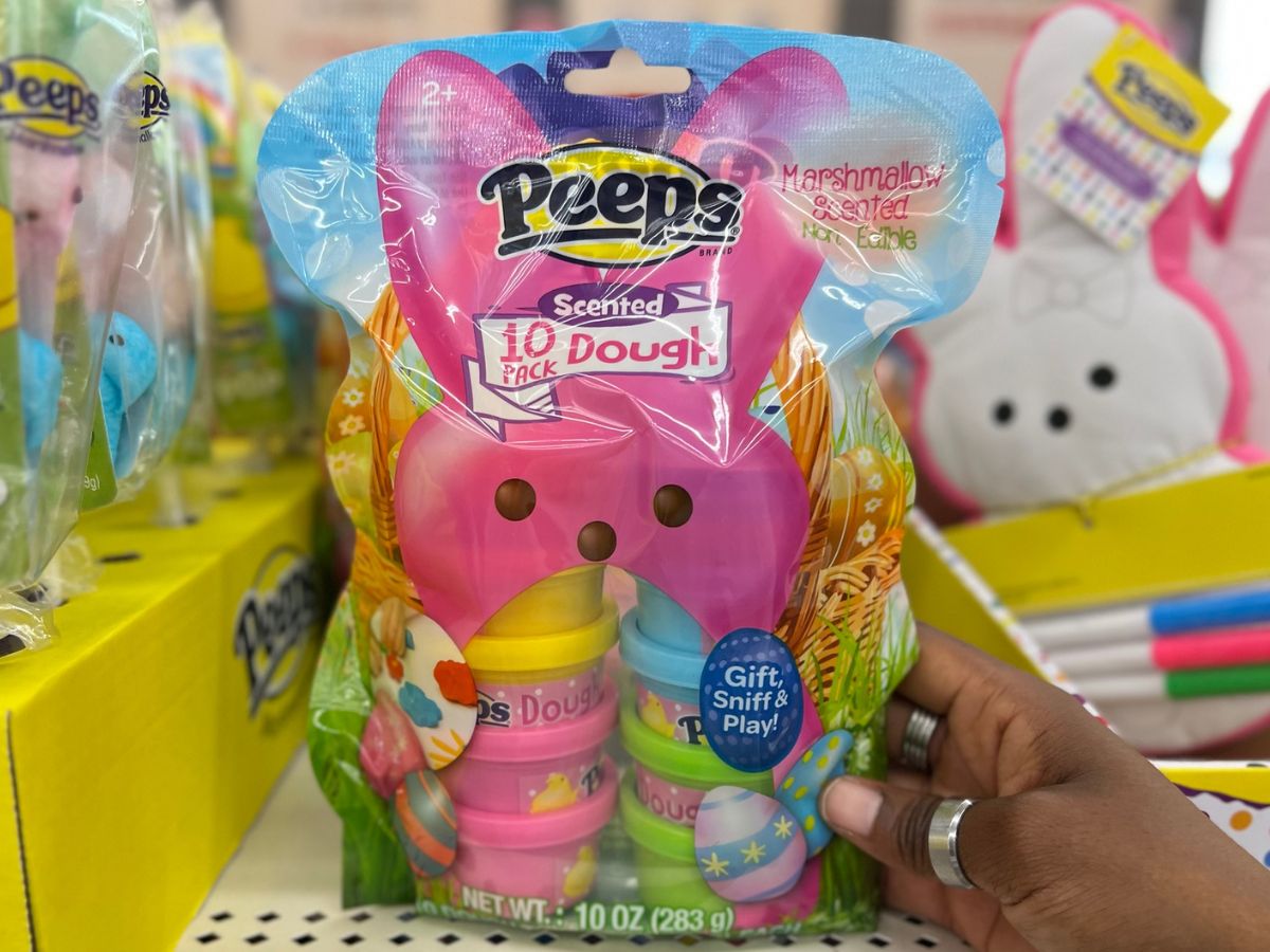 10-count pack of Peeps Scented Dough in package