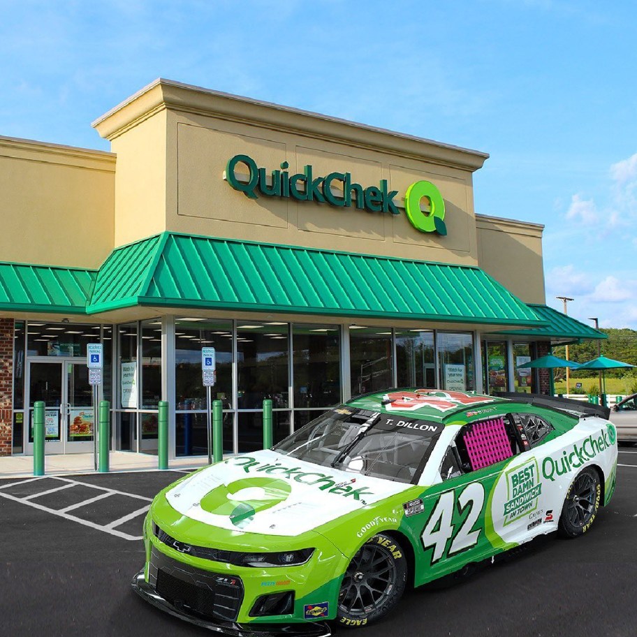 car advertising outside a quickchek