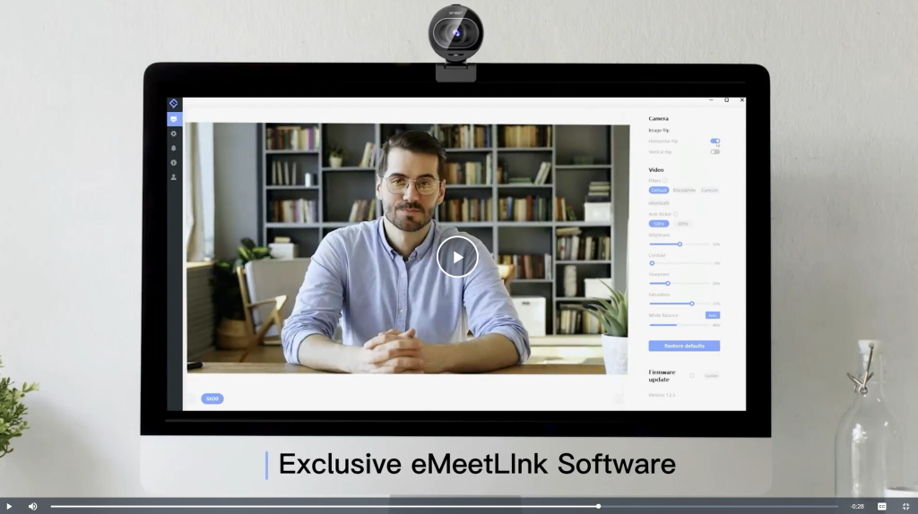 video still of eMeet Link camera