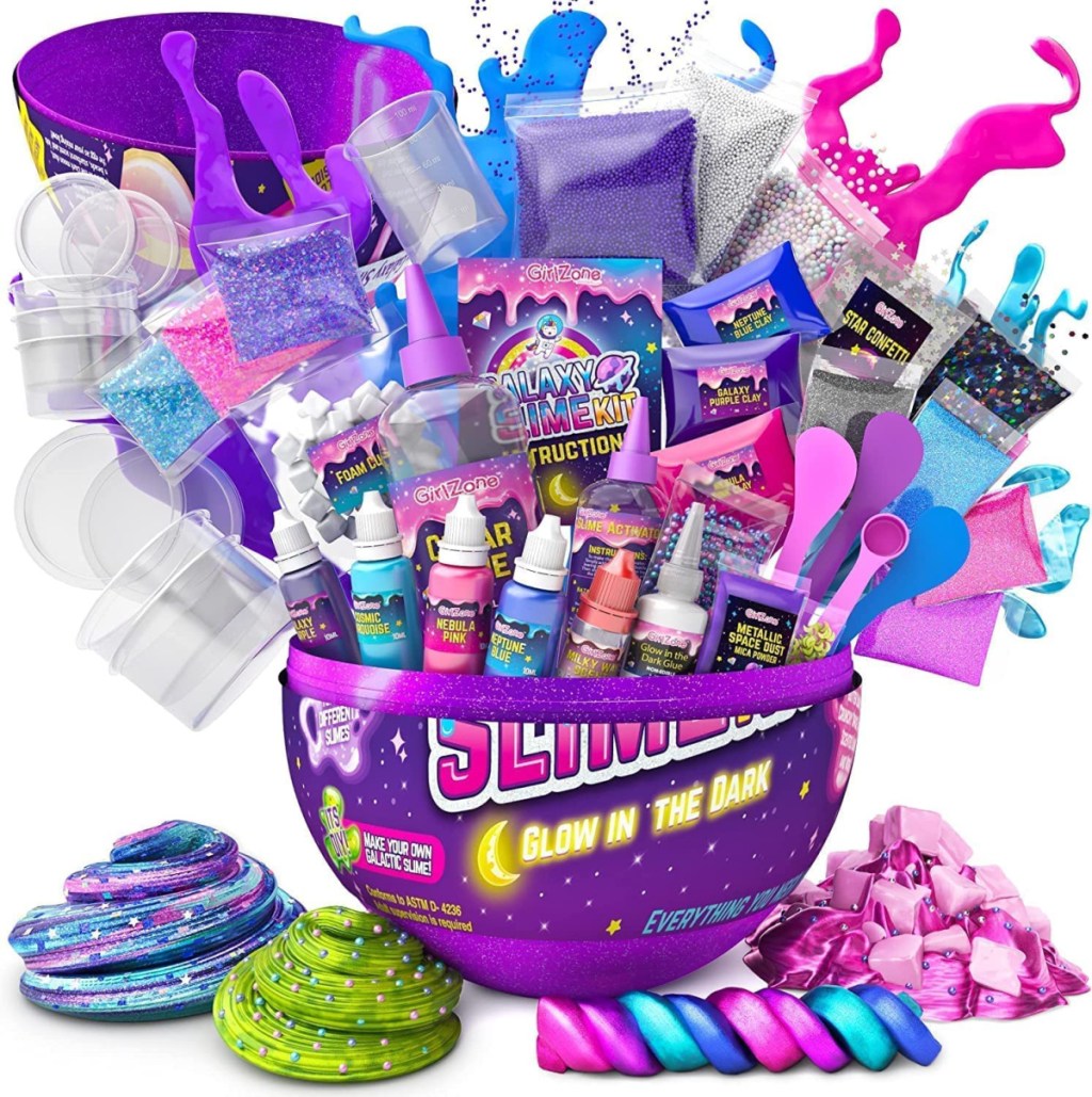 This slime kit makes a fun pre filled Easter basket idea