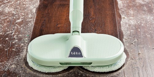 Cordless Scrubber Mop + Accessories Just $40.48 Shipped | Cleans Floors & Baseboards