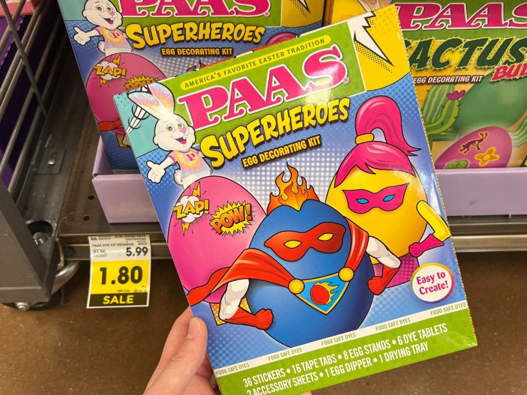 Paas Superheroes Egg Decorating Kit 