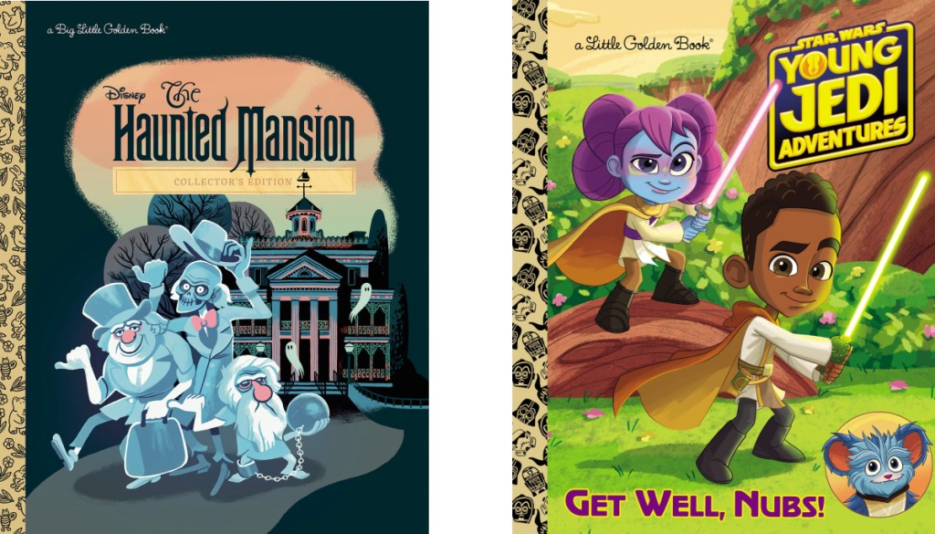 little golden book haunting mansion and young Jedi