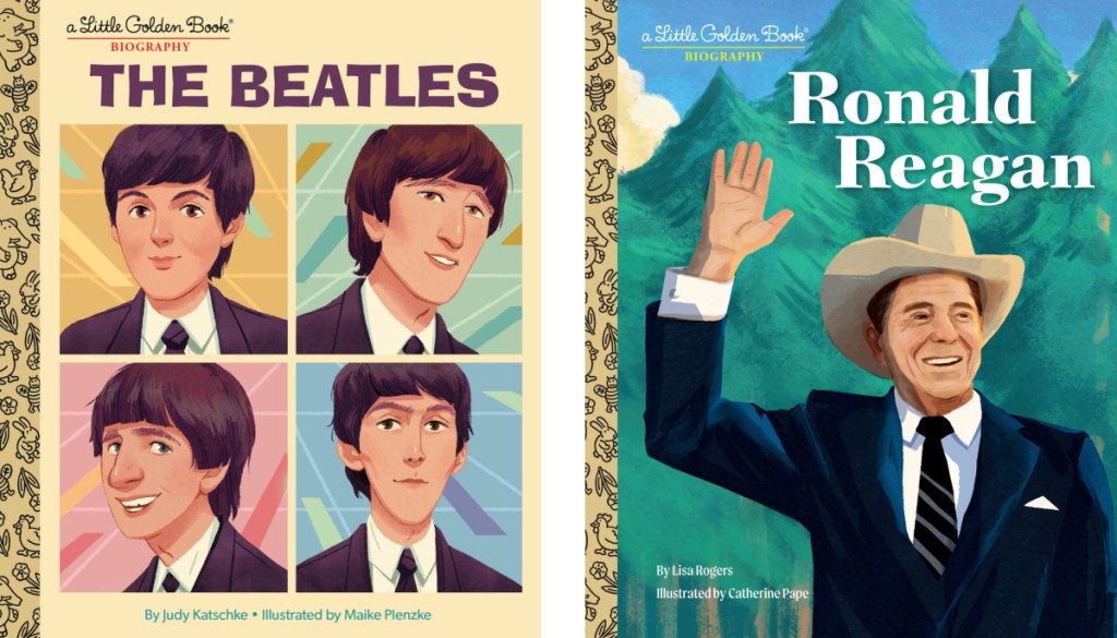 little golden books beetles and Ronald reagan