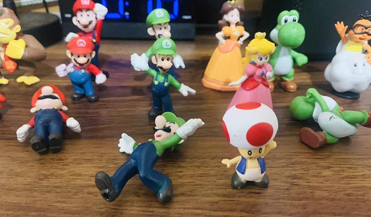 Mario Bros. Mini Action Figures make good easter basket stuffers