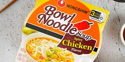 Nongshim Bowl Noodle Soup 12-Pack Just $9.49 Shipped on Amazon (Only 70¢ Each)