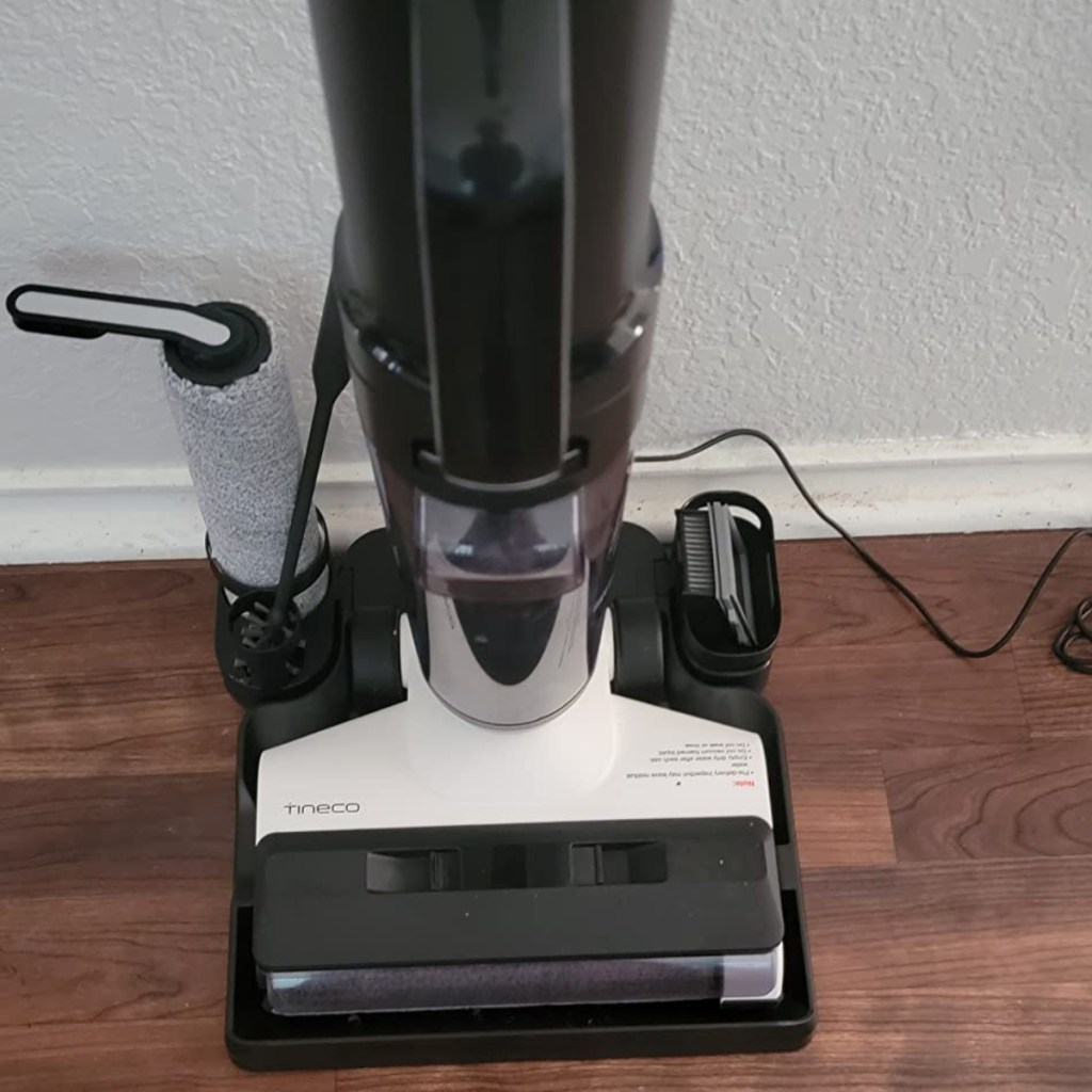 Tineco vacuum on wood floor