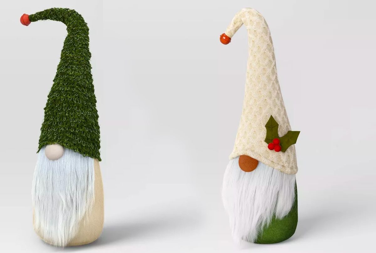 15” Fabric Holiday gnomes at Target