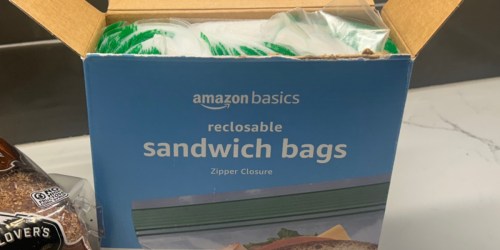 Amazon Basics Sandwich Storage Bags 300-Count Box Just $5.47 Shipped