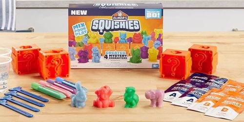 Elmer’s Squishies Four Character Kit Only $15.64 Shipped for Amazon Prime Members (Regularly $35)
