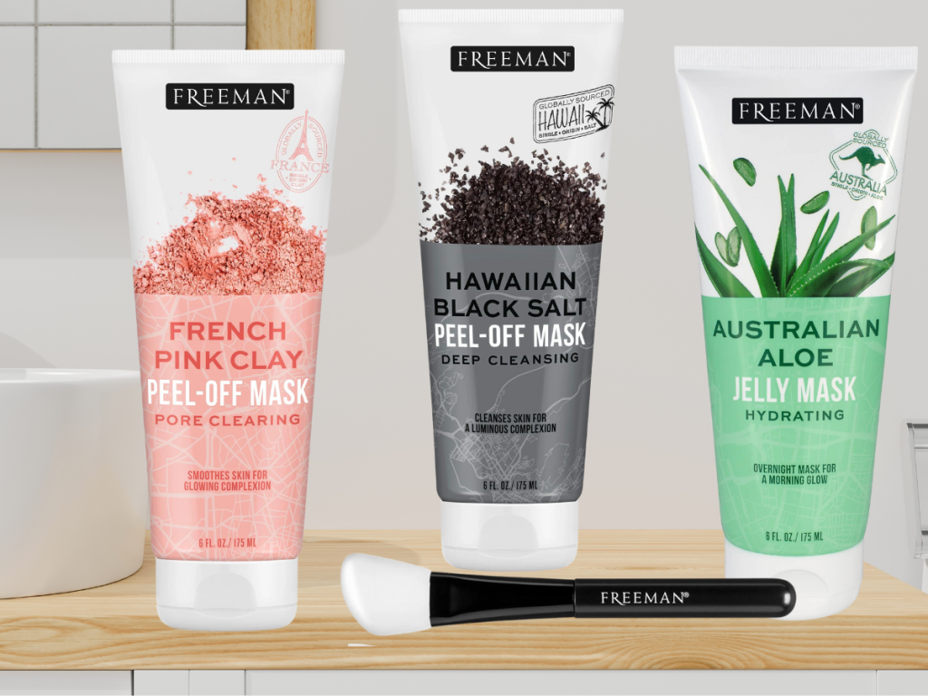 Freeman 4 piece beauty mask gift set