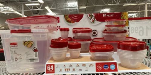 HUGE Rubbermaid TakeAlongs 64-Piece Set w/ Storage Tote Only $15.98 at Sam’s Club