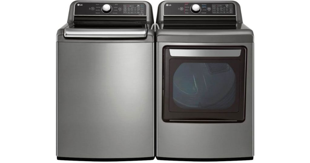 LG washer dryer pair in graphite