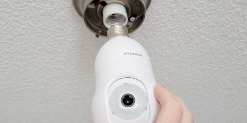 Wireless Smart Light Bulb Security Camera Just $14 Shipped for Amazon Prime Members (Over 4.6K 5-Star Reviews!)