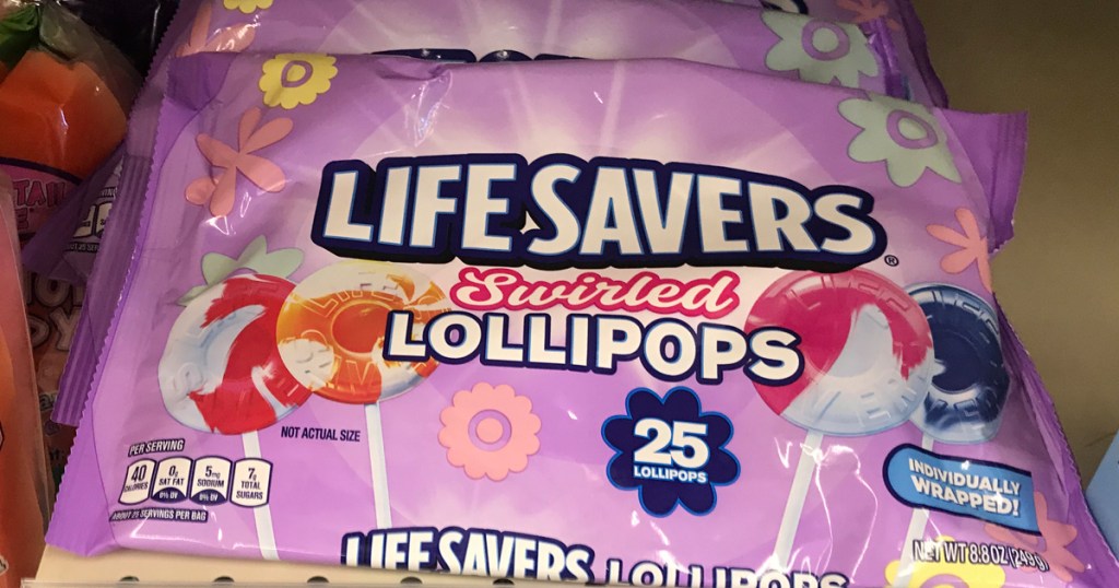 Lifesaver Swirled Lollipops