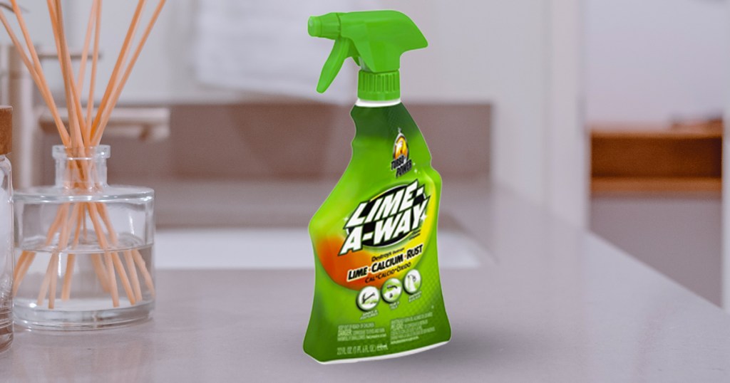 LimeAWay Spray on counter