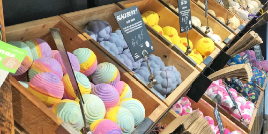 FREE $5 Lush Credit (Snag a Free Bath Bomb!)