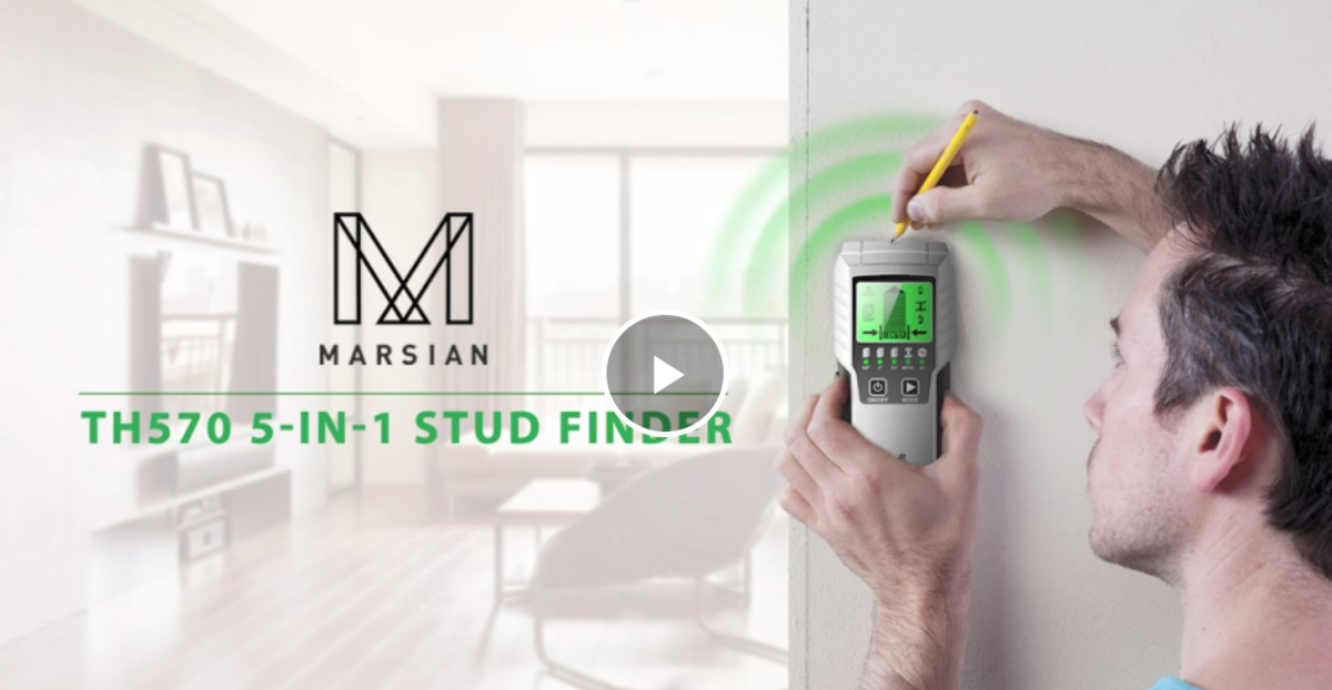 screenshot of video of stud finders