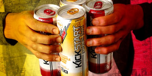 Mountain Dew Kickstart 12-Pack Just $9.60 Shipped on Amazon (Only 80¢ Per Can)