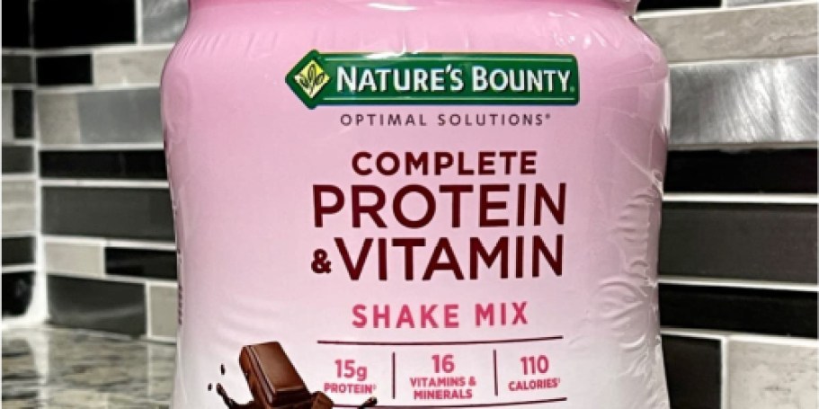 TWO Nature’s Bounty Protein & Vitamin Shake Mix Canisters $24 Shipped on Amazon ($12 Each)