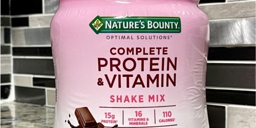 Nature’s Bounty Protein & Vitamin Shake Mix Just $10 Each Shipped on Amazon (Reg. $24)