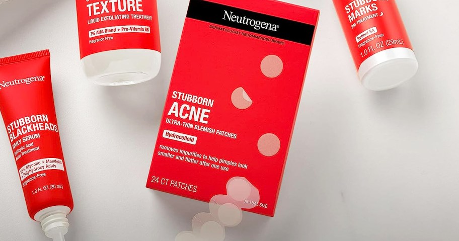 red box of neutrogena pimple patches