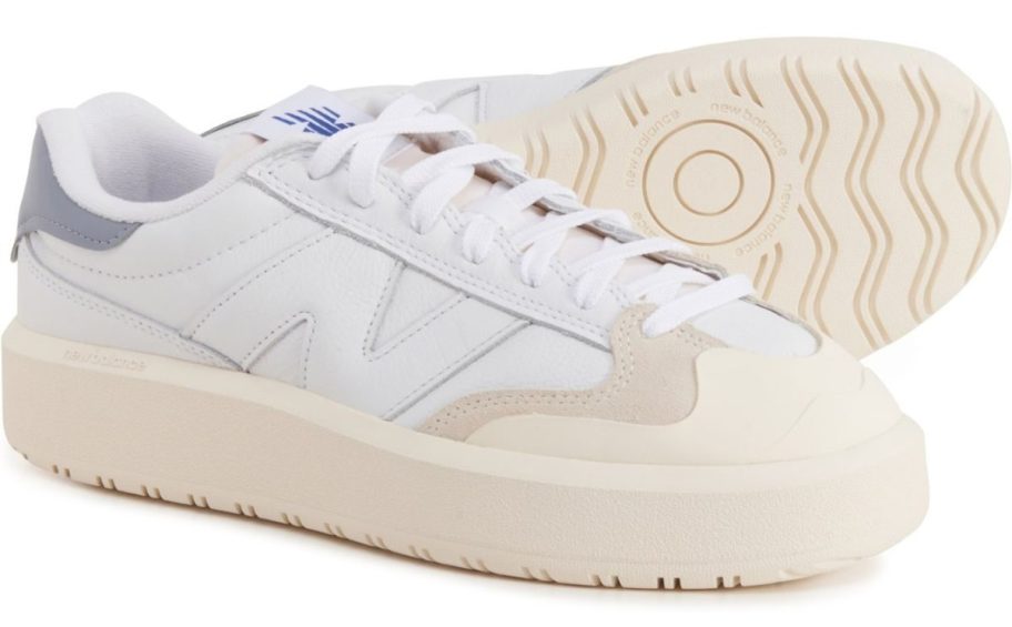 New Balance CT302 Leather Platform Sneakers for Men & Women stock image