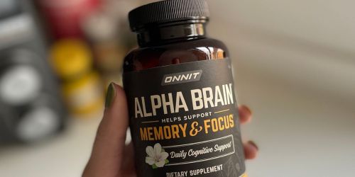 ONNIT Alpha Brain 30-Count Only $21.57 Shipped on Amazon (OVER 38,000 5-Star Reviews!) + More