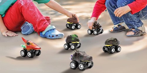 Dinosaur Car Toys 6-Pack Just $4.97 on Amazon | Over 16,000 5-Star Reviews!