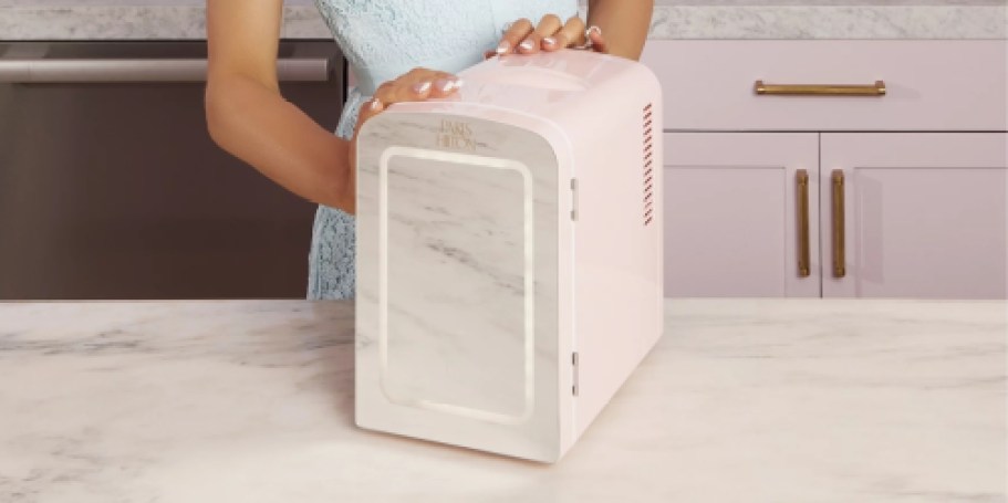 WOW! Paris Hilton Mini Beauty Fridge Only $18.97 on Walmart.com (Reg. $59) | Keeps Things Warm & Cold!