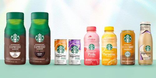 New Starbucks Ready To Drink Beverages Hitting Shelves This Spring (Pink Drink, Mini Frappuccino & More)