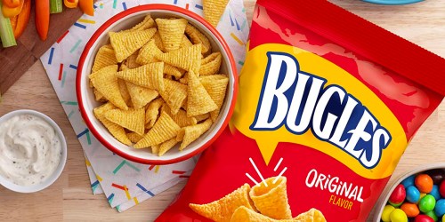 Bugles Snacks 10-Pack Only $3.77 Shipped on Amazon (Just 38¢ Per Bag)