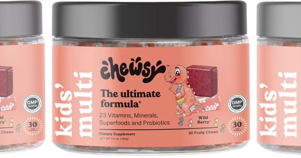 chewsy kids multivitamin jars