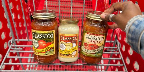 Classico Pasta Sauce 24oz Jars Only $2.09 at Target (In-Store & Online)