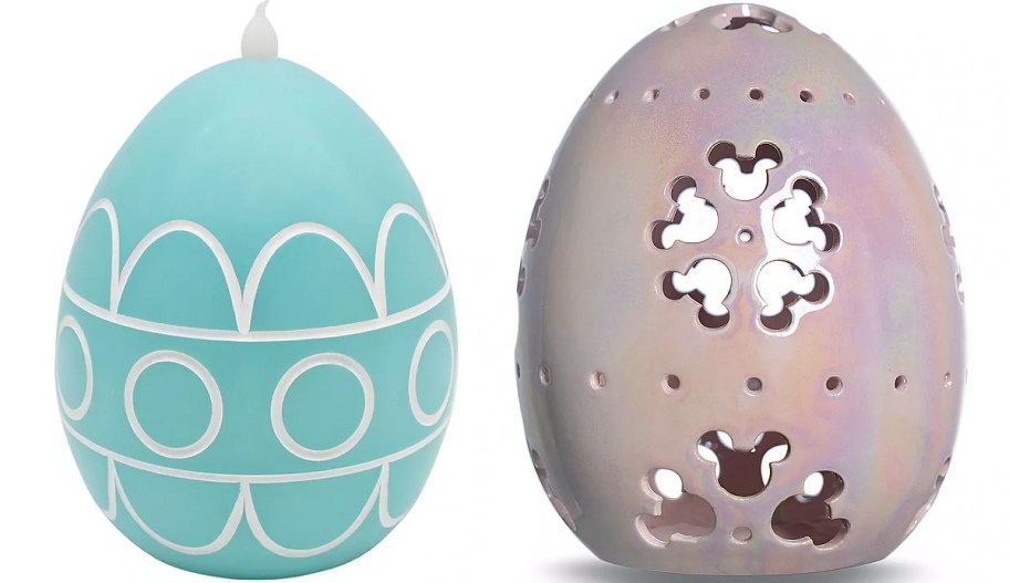 blue and mickey mouse easter egg lights