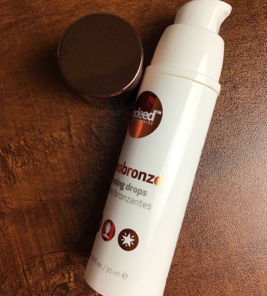 a customer image of the nanobronze drops bottle